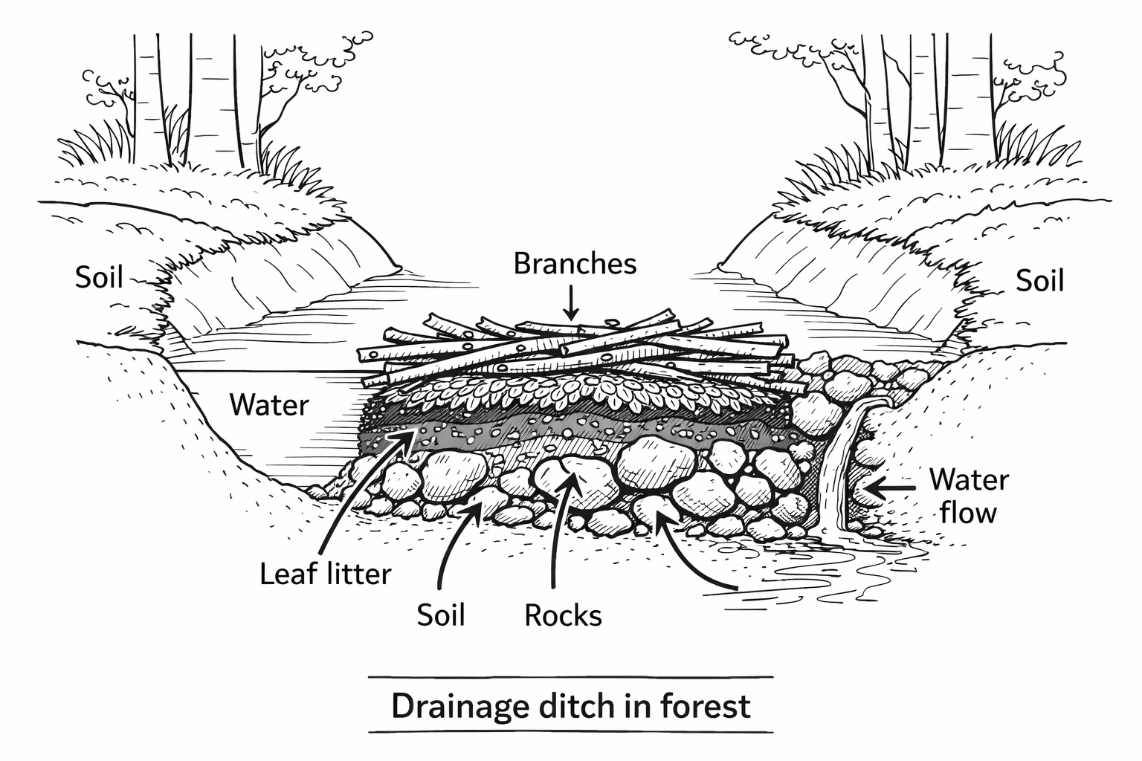 Ditch block schematic